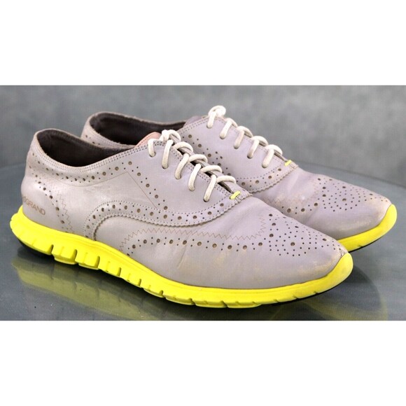 Cole Haan Zero Grand Women's Wingtip Oxford Comfort Shoes Size 8 B Leather Gray - Picture 5 of 11